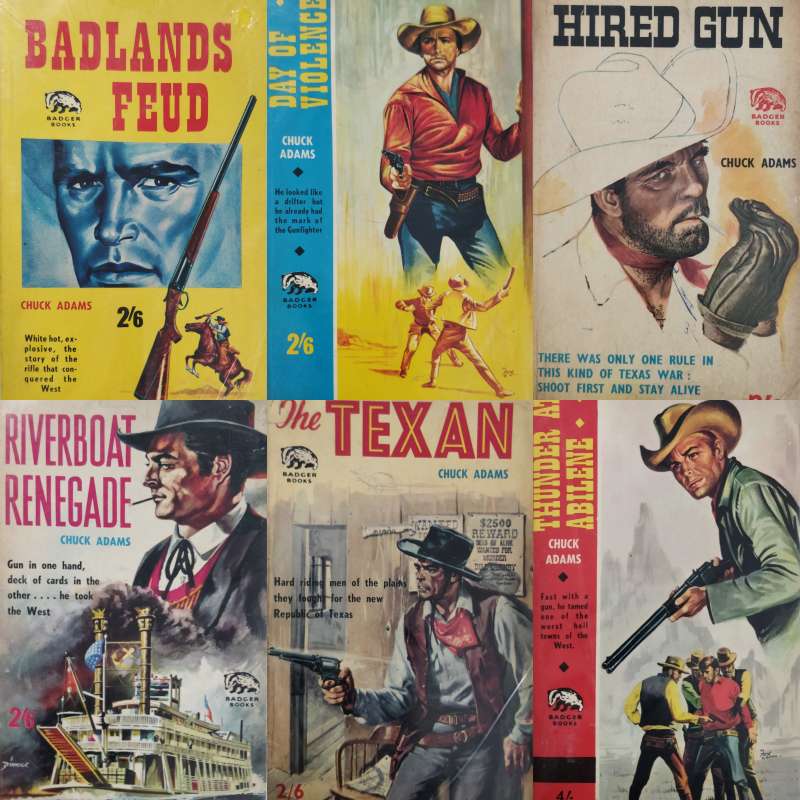 collage Badger Chuck Adams